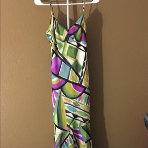 New women’s multi colored dress medium